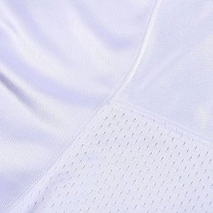 Camiseta de Fútbol Americano Unisex Blanca con Cuello en V, Manga Corta, Transpirable, 100% Poliéster, Ajustada, Personalizable con Nombre de Equipo - Product Image 5