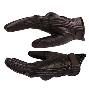 3.7V batterie étanche écran tactile gants chauffants robuste Knuckle hiver thermique moto gants en cuir fait PU matériel - Product Image 1