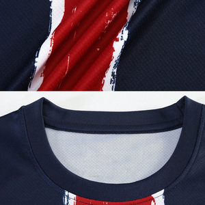 Conjunto de Camiseta y Pantalones Cortos de Fútbol Personalizados para Hombre, Transpirables, de Secado Rápido, Uniforme de Fútbol de Poliéster de 180 g, Impresión Digital, Nombre Personalizado - Product Image 3