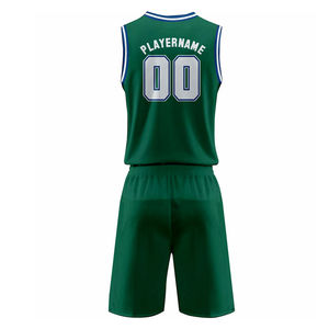 Conjunto de uniforme de baloncesto de diseño personalizado de la mejor calidad, ropa de equipo de diseño caliente, precio competitivo, unisex, de talla grande, transpirable de verano - Product Image 3