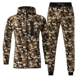 Disponible en todos los colores y tamaños con bajo MOQ Fitness Wear Hombres Mangas completas Logotipo personalizado Impresión Hombres Chándal - Product Image 2