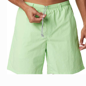 Pantalones cortos informales personalizados al por mayor para hombre 100% nailon poliéster resistente al viento Color sólido cordón sudor cortavientos estilo de punto - Product Image 5