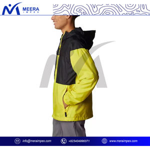 แจ็กเก็ตกันลมลำลองสำหรับผู้ชาย, เสื้อแจ็คเก็ตกันลมสำหรับฤดูใบไม้ผลิโพลีเอสเตอร์ระบายอากาศ - Product Image 4