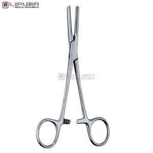 Abrazadera de tubo quirúrgico Premium Fórceps dentados cruzados 7 pulgadas 18CM Instrumentos médicos de acero inoxidable Mayoristas - Product Image 2