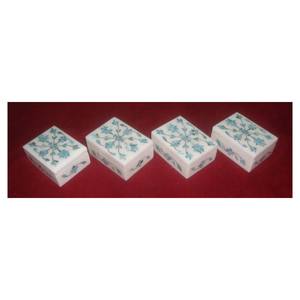 Forme de rectangle Makrana marbre incrusté de nacre conception meilleure boîte de haute qualité pour la décoration de la maison et les cadeaux d'affaires - Product Image 1