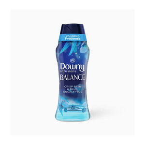 Downy Infusions Perles de lavage pour le linge 30.1 Oz BALANCE Crisp Rain Blue Eucalyptus Scent Eco-Friendly for Apparel - Product Image 1