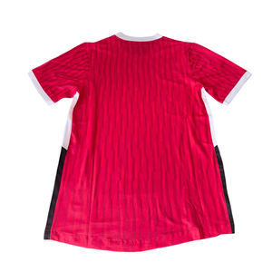 Ensemble de maillots de football personnalisés OEM, vente en gros, uniforme en mesh, logo, nom, équipe, club, design de football, service de découpe automatisé du fabricant - Product Image 2