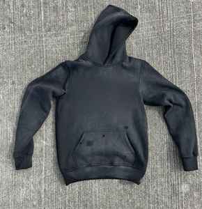 เสื้อมีฮู้ดผ้าฝ้าย100% ปักโลโก้ดีไซน์เป็นเส้นกันหดสำหรับฤดูหนาว - Product Image 4