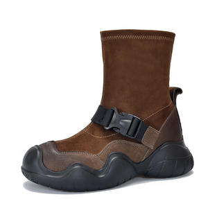 Bottes hautes pour femmes à semelle plate, confortables pour la marche, essentielles au quotidien, idéales pour les mariages - Product Image 5