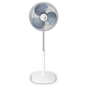 Ventilateur sur pied Essential Vu4410 blanc et argenté 55W 40cm 3 pales modèle 4100000623 - Product Image 1