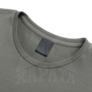 T-shirts à manches courtes XAPATA SPORTS pour hommes, col rond, coupe ample, 100 % coton respirant à séchage rapide, tissu 180g, couleurs personnalisables - Product Image 3