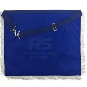 Tablier maçonnique de luxe, broderie en fil d'or, vente en gros, tablier maçonnique en cuir, tenue maçonnique cérémonielle - Product Image 2