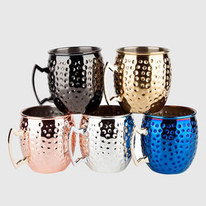 Wholesale Custom Eco-Friendly <b>Reusable</b> Copper Unique Handle Coffee <b>Mug</b> Warmer Vedela Naturals Vn13 - Product Image 1