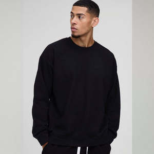 Fashion <b>Oversized</b> Solid Anti-Pilling Sweatshirt for Men Thick Cotton Pullover <b>Hoodie</b> Streetwear Loose Fit Casual Winter Wear - Product Image 1