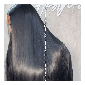 100% Perruque de cheveux humains droite à os brut non traités à cuticules alignées HD perruques en dentelle perruque complète fournisseur de gros de cheveux humains de l'Inde - Product Image 1