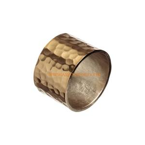 Anneaux de serviette pierre perlée blanche avec métal laiton 4 pièces qualité exclusive meilleure vente décoration de table serviettes de luxe nouveau look - Product Image 5