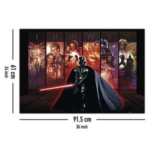 Modern Style Star Wars <b>Poster</b> Hexalogy of Darth Vader Paper Wall Art - Product Image 5