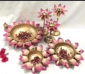 Urli en laiton de forme ronde de qualité supérieure, nouveau Design pour décoration d'hôtel de mariage, vente en gros - Product Image 1