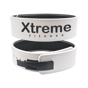Ceinture de soutien lombaire unisexe en cuir de vachette avec logo personnalisé, 10 mm d'épaisseur, respirante, résistante à l'usure, pour fitness, squats et haltérophilie - Product Image 1