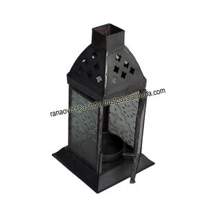 Linternas decorativas de velas de té de hierro de nuevo diseño para el hogar, sala de estar, dormitorio y restaurante - Product Image 1