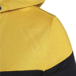 2024 Sudadera con capucha hecha a medida para hombre 100% algodón Casual ropa de invierno Color sólido teñido liso en venta - Product Image 3