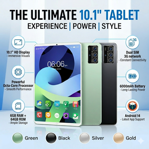 <span class=keywords><strong>Tablet</strong></span> Educativo da 10.1 Pollici Android 14 Octa Core Dual SIM con Chiamate 3G, 6GB RAM 64GB ROM per Ufficio, Studio e Intrattenimento - Product Image 3