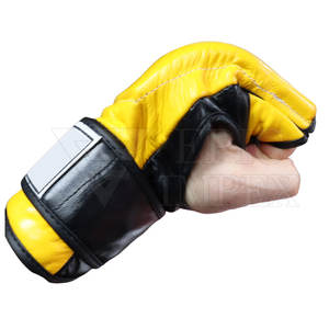 Gants MMA professionnels pour l'entraînement Grappling Fighting Logo personnalisé Gants de gymnastique Prix d'usine - Product Image 5