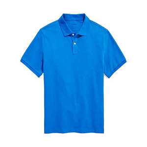 Polo Transpirable de Secado Rápido para Hombre, 100% Algodón, Cuello Acanalado a Juego, Personalizable, Colores Sólidos, Polos Lisos Unisex - Product Image 3