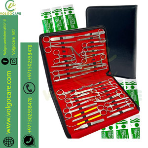 Source d'alimentation manuelle en acier inoxydable de style unique en gros Kit de suture pratique Instruments chirurgicaux médicaux vétérinaires base - Product Image 5