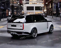Kit de carrosserie en Fiber de carbone de mise à niveau de Style SVN pour Land Rover Rangerover SUV Kit de carrosserie large de becquet de lèvre avant