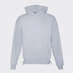 Conjunto de sudadera con capucha y pantalones cortos de lana de algodón para hombre, diseño de Jersey personalizado, ropa de calle de dos piezas, chándal de verano elegante con logotipo - Product Image 1