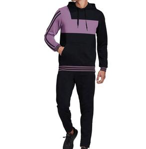 Conjuntos de dos piezas lisos logotipo personalizado chándal Jogger chándal diseñador unisex forro polar algodón al por mayor - Product Image 1