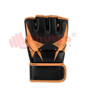 Equipo de boxeo profesional Guantes de cuero Mma Guantes Mma duraderos de cuero de medio Dedo de alta calidad - Product Image 2