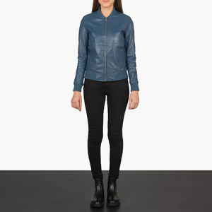 Ladies Custom Made Genuine Leather Jacket | Elegant Slim Fit Outerwear | OEM ODM Wholesale Supplier <b>Factory</b> - Product Image 3