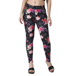 Nouvelle tendance taille haute Fitness Yoga Leggings femmes nouveau Design antibactérien taille haute bout à bout femmes Yoga Sport Leggings OEM - Product Image 1