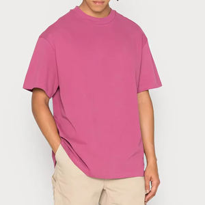 Personalizado de alta calidad gráfico Streetwear en blanco 100% algodón Boxy Heavyweight camiseta de los hombres camiseta - Product Image 2