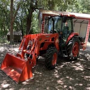Vente en gros Tracteur à roues Kubota M7060 85 chevaux chargeur frontal composants d'engrenage solides défrichement de terres agricoles qualité supérieure - Product Image 6