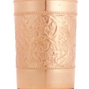 Vaso de cobre puro 100% hecho a mano indio, vaso de vino, vaso de Metal para beber a buen precio de la India - Product Image 3