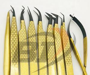 Pince à épiler professionnelle en acier inoxydable coloré sur mesure, à pointe fine, avec prise ferme, de haute qualité et durable pour cils - Product Image 6