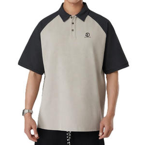 Polo à manches courtes en coton vierge essentiel de haute qualité avec boutons classiques pour hommes et femmes impression de logo personnalisée en gros d'usine - Product Image 5