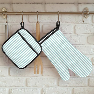 Gants de four au design unique Gants de four en cuir fendu de vache BBQ de haute qualité - Product Image 5