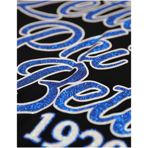 Zeta Phi Beta 1920 Script Logo <b>Long</b> Sleeve Tee Black Cotton Embroidery Greek Life Apparel Custom Sorority Clothing - Product Image 6