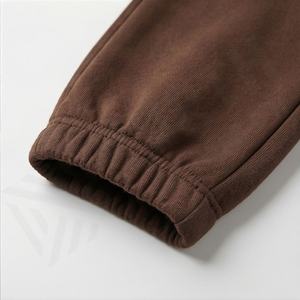 Drawstring Zip Pocket Loose Straight Stack Baggy Sweatpants Cotton Terry Heavyweight <b>Trousers</b> <b>Men</b> Streetwear Thick Warm <b>Trousers</b> - Product Image 6
