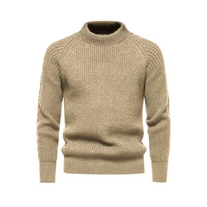 Pulls et sweats à capuche personnalisés pour hommes, tricot sur mesure, col roulé, doublure, coupe ajustée, pulls en maille - Product Image 1