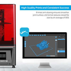 Impresora 3D de Resina ELEGOO Mars 2 Pro 2K, Alta Precisión, Tecnología de Moldeo SLM SLA para Construcción, Laboratorio, Uso Doméstico, Impresora de Etiquetas - Product Image 6