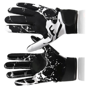 Guantes de fútbol receptor de alta calidad Guantes de la mejor calidad Fabricante Fábrica Precio barato al por mayor - Product Image 6