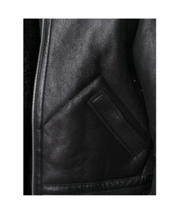 <b>Men's</b> Leather <b>Jacket</b> Turn-Down Collar Customizable Color Logo Front Position Eco-Friendly High Quality Winter OEM Quick Dry - Product Image 5