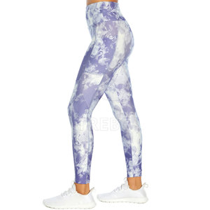 Leggings de Yoga para Mujer, Nuevo Diseño, Sublimados, Color Sólido, Ligeros, Transpirables, de Secado Rápido, Cintura Alta, Compresión, Cierre Elástico - Product Image 3