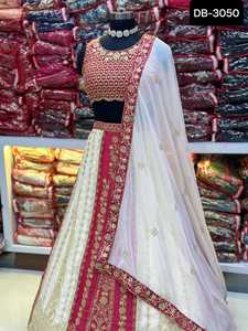 Diseño de secuencia de bordado Lehenga Choli tradicional indio para mujer, ropa de Festival de boda, ropa paquistaní - Product Image 3