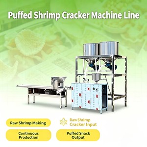 Máquina Extrusora Industrial Totalmente Automática para Chips de Camarón, Línea de Producción Multifuncional de Alimentos Inflados para Snacks - Product Image 1